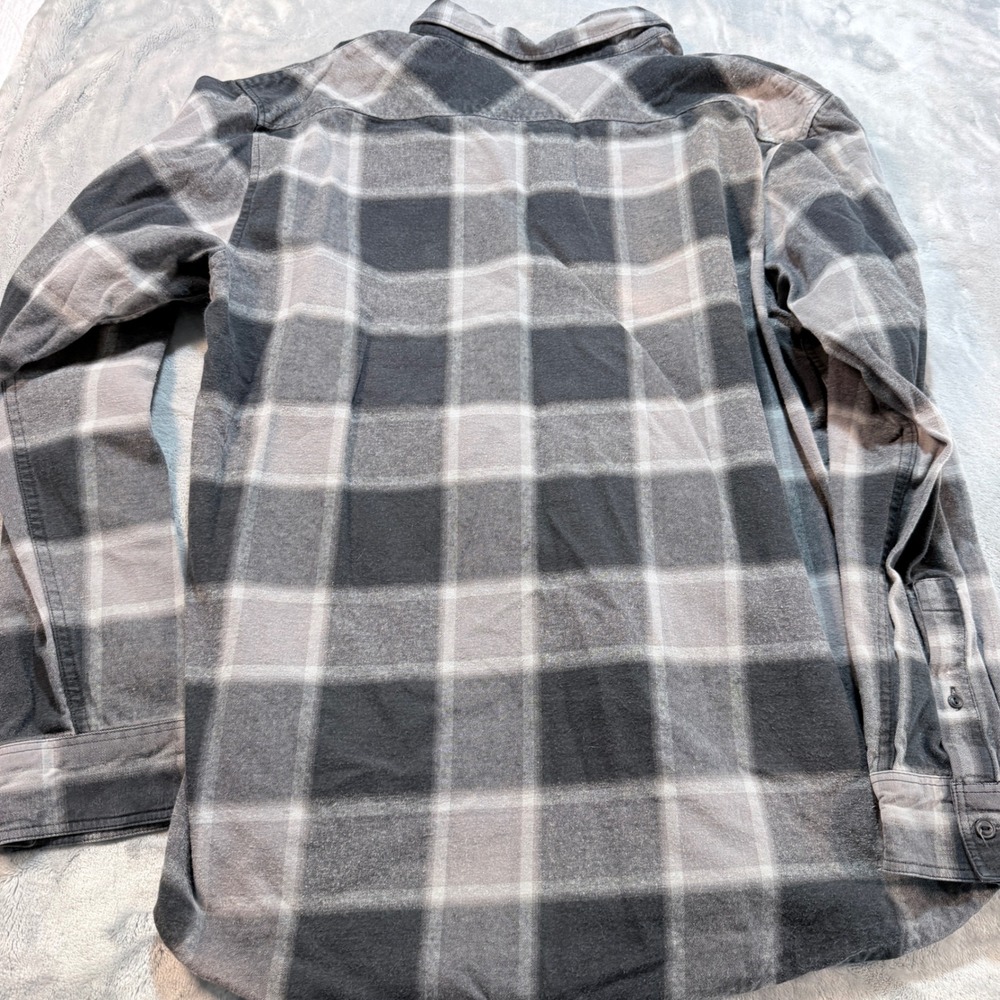 DC Shoes Mens Flannel Shirt Plaid Long‎ Sleeve Button Up Size XL TG G XG - Picture 4 of 7